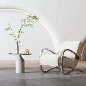 现代休闲椅3D模型下载